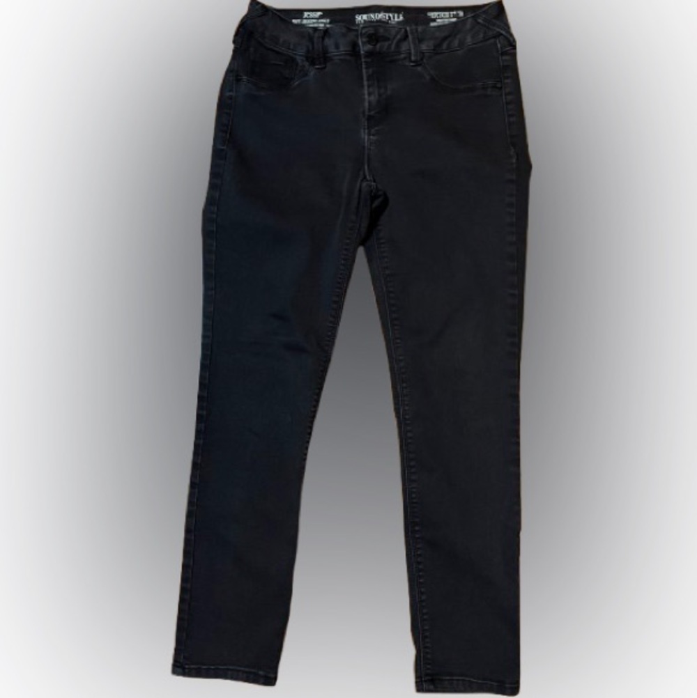 SoundStyle Jessie Jegging Ankle Soft Stretch Denim Women's Black Jeans Size 4